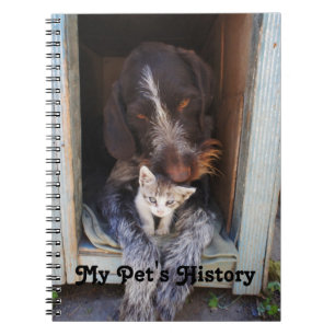 Furry Friends Pet History Notebook