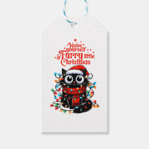 Furry Little Christmas  Gift Tags
