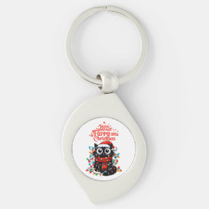 Furry Little Christmas  Keychain