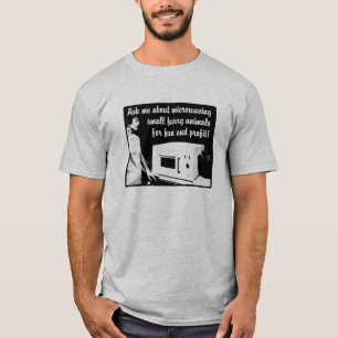 Furry Microwave Funny Shirt Humour