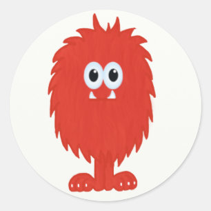 Furry Monster Sticker