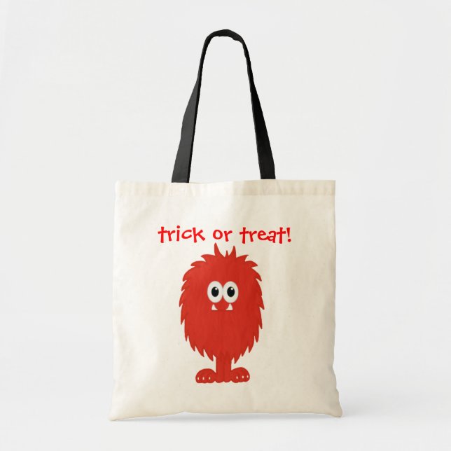 Furry Monster Tote Bag (Front)