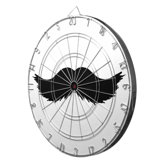 Furry Moustache Dartboard (Front Right)