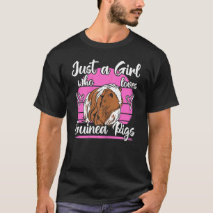 Furry Potato Just A Girl Who Loves Guinea Pigs T-Shirt