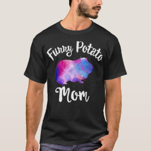 Furry Potato Mom Guinea Pig Mom Cute Cavy Mama Mot T-Shirt