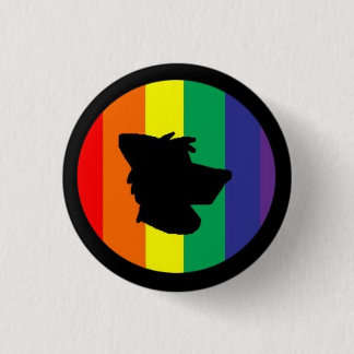 Furry Pride 1 Inch Round Button