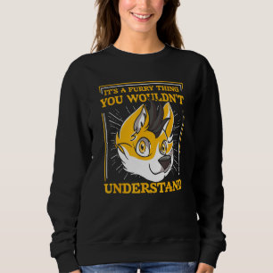 Fursona Fox Furries Cosplay Furry Fandom Sweatshirt