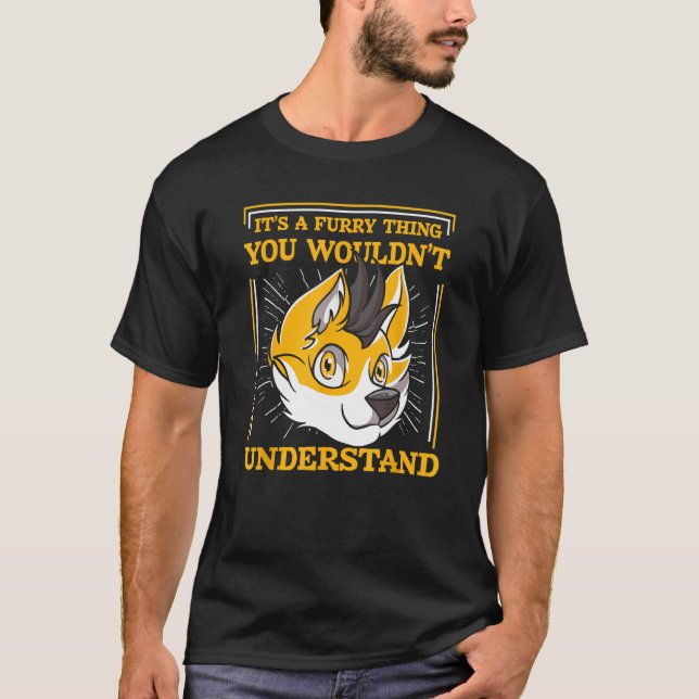 Fursona Fox Furries  Cosplay Furry Fandom T-Shirt (Front)