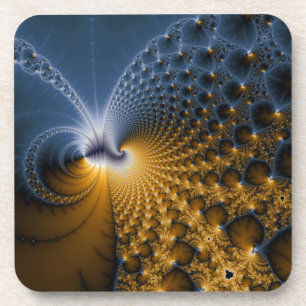 Further - Fractal Art Coaster