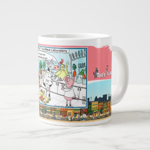 Further Than Meat   Satirical Humor Large Coffee Mug