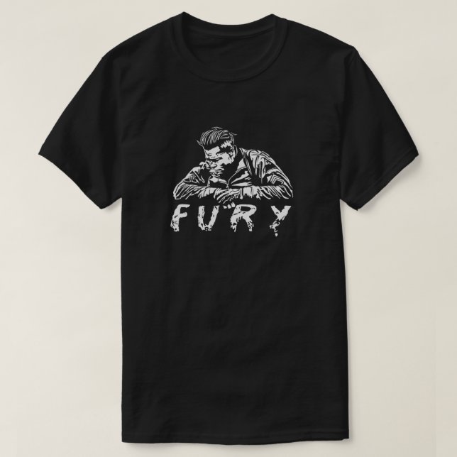 Fury film de guerre blanc Essential T-Shirt (Design devant)