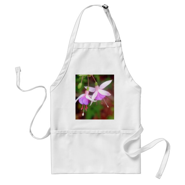 Fuschia Flowers Standard Apron (Front)