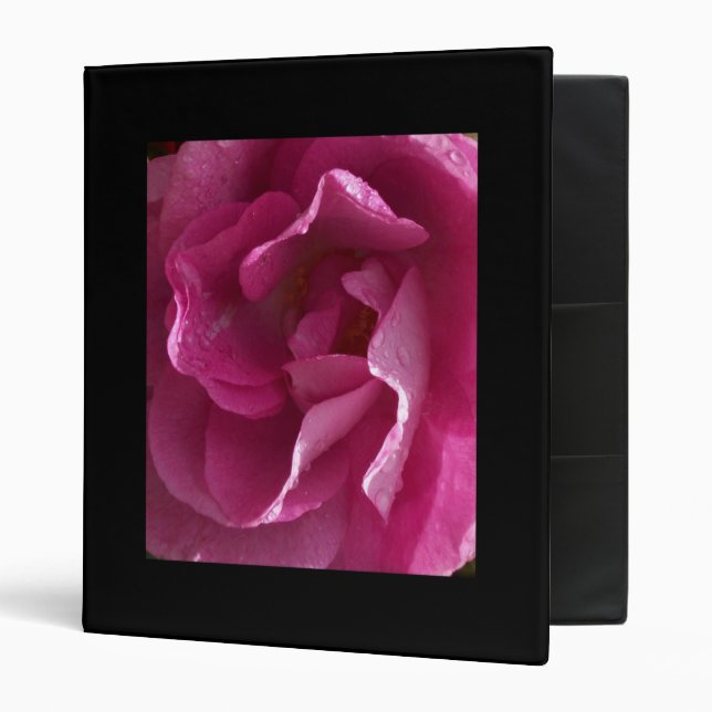 Fuschia Rose Binder (Front/Inside)
