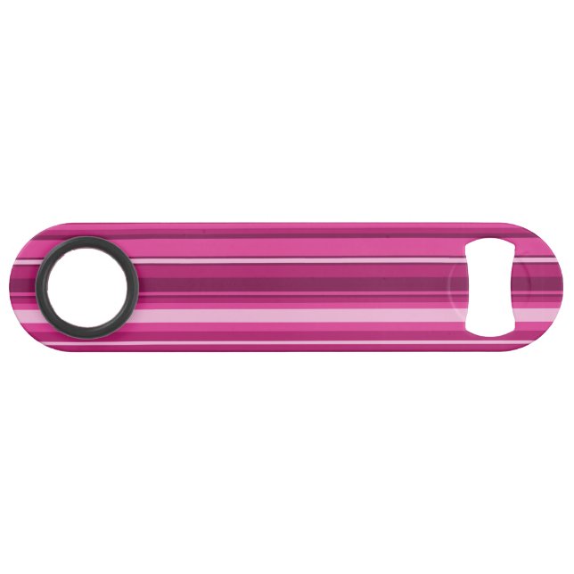 Fuschia stripes bar key (Front (Horizontal))