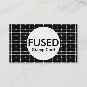 fused stamp card (colour customizable)
