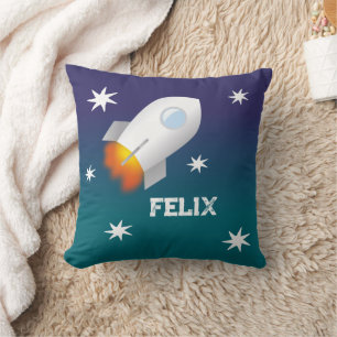 Fusée étoilée oreiller personnalisable