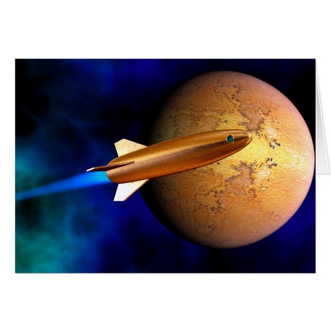 fusée vintage (Devant horizontal)