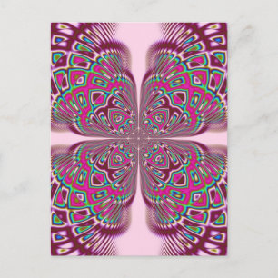Fusha Pink Flower Postcard