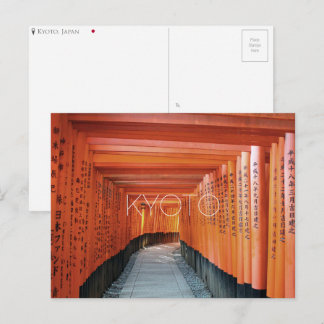 Fushimi Inari, Kyoto, Japan Postcard