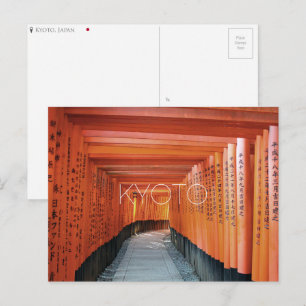Fushimi Inari, Kyoto, Japon Carte postale