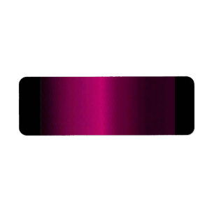 Fushsia profonde tendance brillant solide et noir