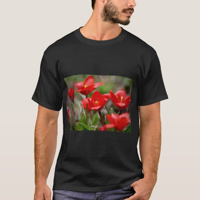 Fusilier Tulip Bloom Print Tee (Front)