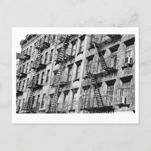 Fusillade à l'incendie à Manhattan carte postale