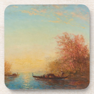 Fusine, Environs De Venise – Félix Ziem Coaster