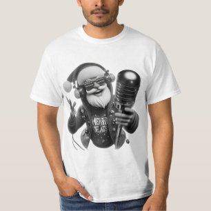 Fusion Abstraite : Conception de T-Shirt Sombre