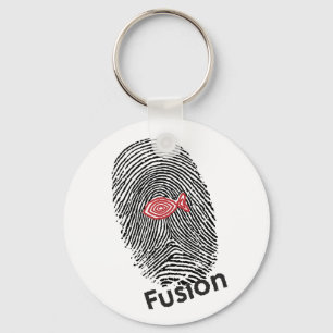 Fusion Logo 3-23-09 For Products.ai Keychain