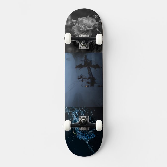 Fusion of Natural Beauty in action picture  Skateboard (Front)