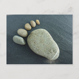 Fuss aus Stein Postcard
