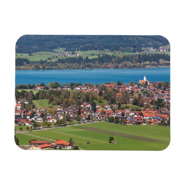 Fussen Town Landscape Magnet (Horizontal)