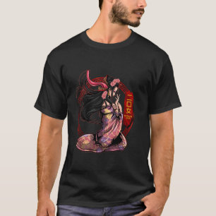 Futakuchi Onna Monster Yokai Ancient Japanese Myth T-Shirt