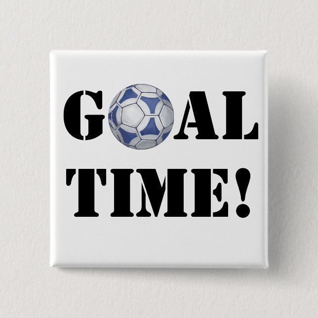 Futbal 2 Inch Square Button (Front)