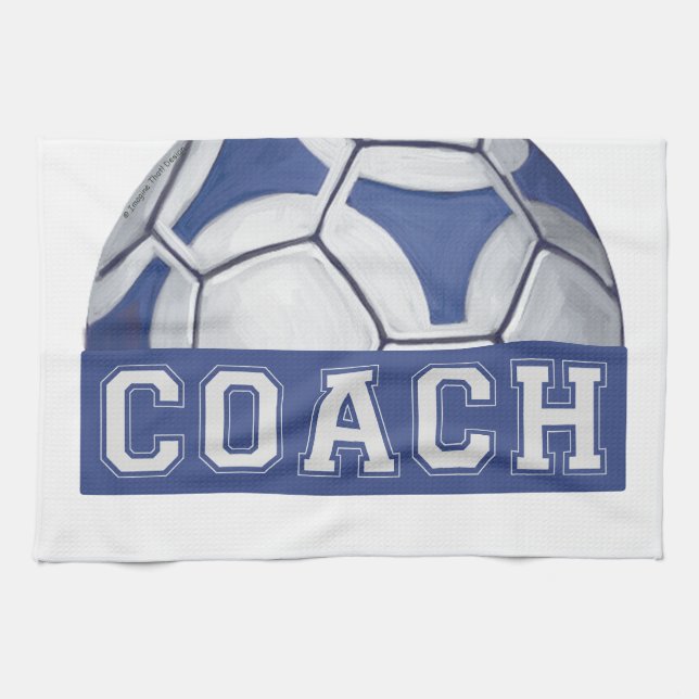 Futbal Coach Kitchen Towel (Horizontal)