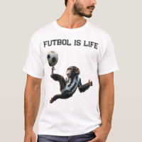 'Futbol Is Life' Soccer Chimp