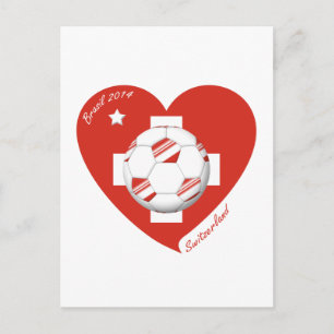 Fútbol Suiza SWITZERLAND Soccer National Team 201 Postcard