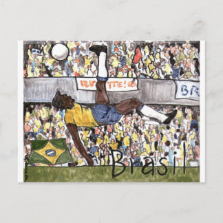 Futebol do Brasil Postcard