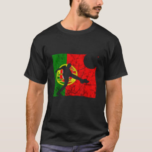 Futebol Portuguese Soccer Player Portuguese Pride  T-Shirt