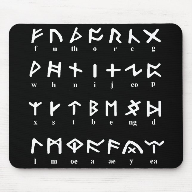 Futhorc Mouse Pad (Front)