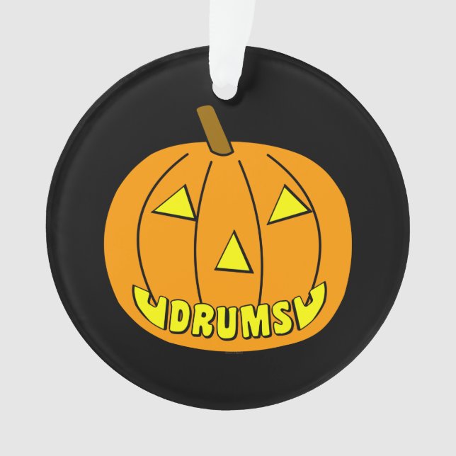 Fûts Halloween Citrouille (devant)