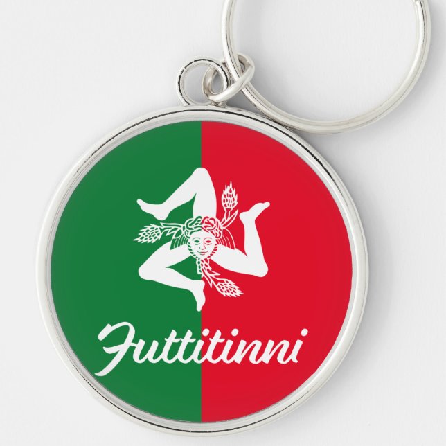 Futtitinni Trinacria Keychain (Front)
