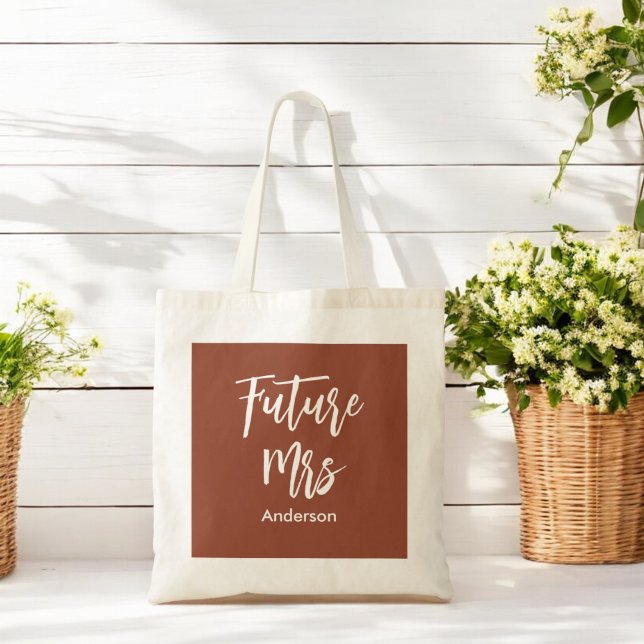 Futur de la mariée Mme Brown Sac fourre-tout Terra (Créateur téléchargé)