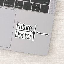 Futur docteur - Autocollant EKG