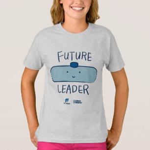 Futur leader souriant T-shirt de filles de chars