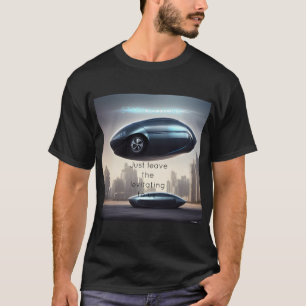 Futur Lévitation Voiture Et T-Shirt