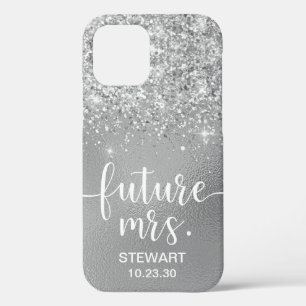 Futur Mme Étui Silver Glitter Case-Mate iPhone
