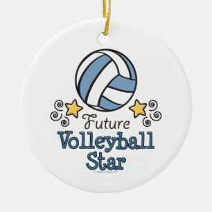 Futur ornement d'étoile de volleyball