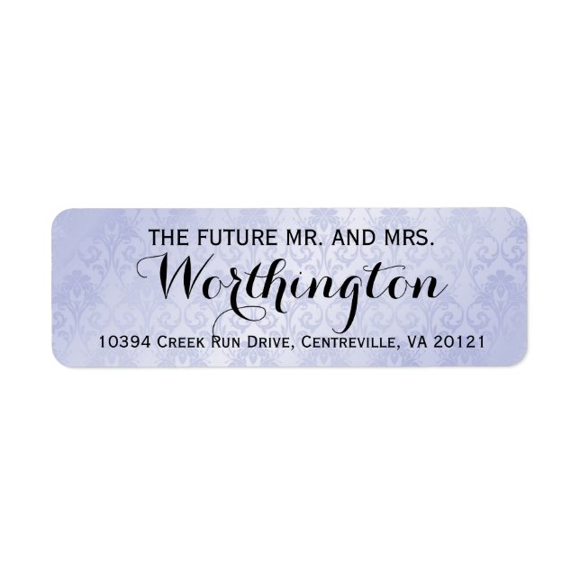 Futur personnalisé de mariage personnalisé M. et M (Devant)